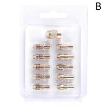 (B) Lot de 10/11 mini-mandrins à pince en laiton de 0,5 à 3,2 mm et écrou pour accessoires d'outils