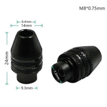 (01)RYRA M7/M8 0.3-3.2mm Multi Drill Chuck Keyless For Dremel Rotary Tools Drill Bit Chucks Adapter