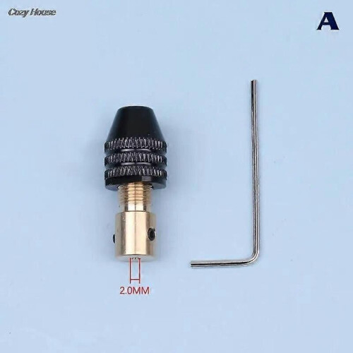 (A)0.3-3.4mm Multifunction Universal Small Electronic Drill Bit Collet Mini Chuck Tool Set Fixture Clamp