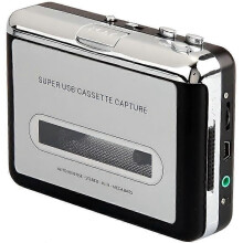 Marchelec USB Cassette Player-Converter MP3 Player-Silver