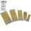 (50PCS J)50Pc Titanium Coated Drill Bits HSS High Speed Steel Drill Bits Set Tool Multi Function Metal 1