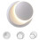 Appliques murales d'intérieur LED 5 W, applique murale moderne, blanc chaud, créative, Eclipse, 2 en 1