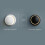Appliques murales d'intérieur LED 5 W, applique murale moderne, blanc chaud, créative, Eclipse, 2 en 4