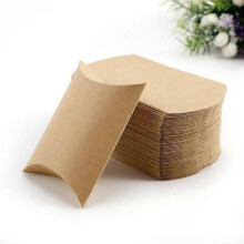 Lot de 50 boîtes à bonbons en papier kraft 9 x 7 x 25 cm pour mariage, baptême