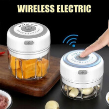Mini hachoir à ail électrique 250 ml, presse-ail électrique, coupe-oignon automatique, USB