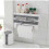 Kitchen Aluminum Foil Paper Holder Easy Cut Wall Mounted Grey 1