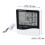 Digital LCD Indoor Thermometer Hygrometer Humidity Tester Clock Gift NF 2