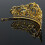 Crystal Crown Tiara Pannband Hår Smycken Bröllop Guld 4