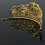 Crystal Crown Tiara Pannband Hår Smycken Bröllop Guld 2