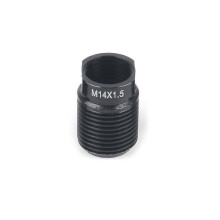 (M14x1.5)aluminum alloy shift knob adapter with inside thread M8*1.25/M10*1.25/M10*1.5/M12*1.25 for
