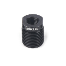 (M10x1.25)aluminum alloy shift knob adapter with inside thread M8*1.25/M10*1.25/M10*1.5/M12*1.25 for