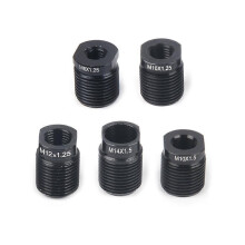 (M6x1)aluminum alloy shift knob adapter with inside thread M8*1.25/M10*1.25/M10*1.5/M12*1.25 for universal
