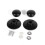2Pcs Replacement Handle Caps for Saucepan Lid Pot Kettle Handle Universal Pan Accessory with Screws 2