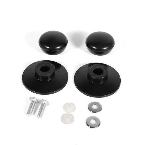 2Pcs Replacement Handle Caps for Saucepan Lid Pot Kettle Handle Universal Pan Accessory with Screws 1