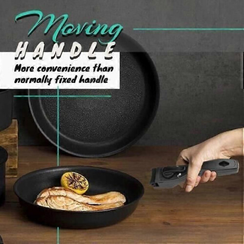 Pan Handle Removable Pot Handle Universal Anti-scald Bakelite Handle for Various Cookware 2
