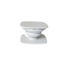 (white)Mobile Phone Holder Stands Telescopic Folding Phone Car Tools Mount Phone Back Sticker Pad Bracket