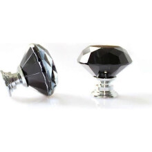 Lot de 10 poignées et boutons en cristal diamant pour portes, meubles, tiroirs, placards, décoration,