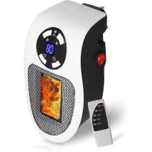 Mini radiateur soufflant, radiateur soufflant électrique portable 500 W à économie d'énergie, radiateur