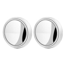 (2 pcs white)2pcs Car Rearview Mirror Convex Mirror Blind Zone Mirror Additional Mirrors Car Dead Angle