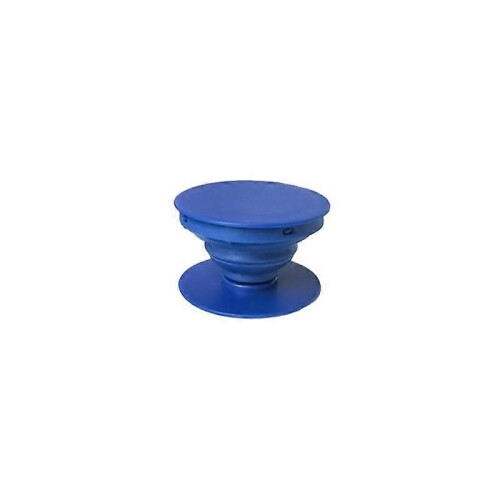 (blue)Mobile Phone Holder Stands Telescopic Folding Phone Car Tools Mount Phone Back Sticker Pad Bracket