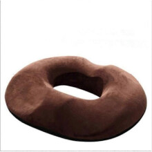 Orthopedic Coccyx Cushion Seat Pad - Ergonomic Design Chair To Reduce Tailbone Pain Brown