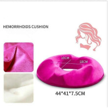 Comfortable Therapeutic Buoy Cushion Relief Hemorrhoids Prostate Postnatal Post-Surgery Bedsores Pink