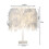 COUNT Feather Table Lamp - E27 Feather Bedside Lamp 1pcs Suitable for Bedroom 3