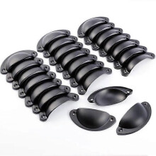 2windeal Seifenschale mit 4 Ebenen, drehbar, Wandmontage, Aufbewahrung, Duschregal, schwarz, ohne Bohren,