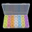 Boîte de rangement - LHWY - 28 compartiments - plastique - transparent 1