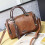 Damfransad axelväska Large Capacity Handbag - Brun 3