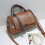 Damfransad axelväska Large Capacity Handbag - Brun 1