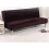 Solid Stretch Sofföverdrag Soffa Slipcover Armless sofföverdrag (Brun) 1