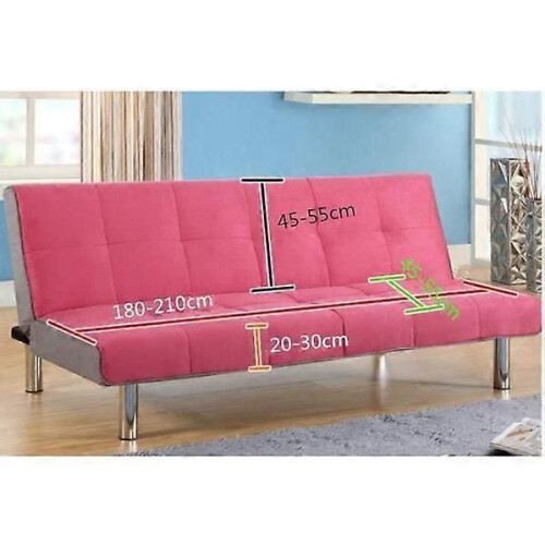 Solid Stretch Sofföverdrag Soffa Slipcover Armless sofföverdrag (Brun) 2
