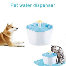 Fontaine à eau pour chats et chiens Fontaine à fleurs pour chats Distributeur d'eau pour chats avec