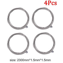 (4 stuks zilver 2,3 m) 2,3 m Mountain Road Fiets Rem Binnenkabel MTB Vouwfiets Versnellingsbak Remkabel