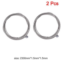 (2 stuks zilver 2,3 m) 2,3 m Mountain Road Fiets Rem Binnenkabel MTB Vouwfiets Versnellingsbak Remkabel