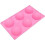 Half sphere silicone mold for cakes and chocolates6-hole flexible candy mold 1