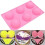 Half sphere silicone mold for cakes and chocolates6-hole flexible candy mold 2