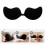 Cup B Self-Adhesive Push-Up Bra Cup B - Black - V- Invisible Reusable - Strapless Backless - Silicone 2