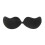 Cup B Self-Adhesive Push-Up Bra Cup B - Black - V- Invisible Reusable - Strapless Backless - Silicone 4