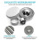Cookie Cutters - Happy Buying - 12 Pcs - Stainless Steel - Multiple Sizes - Rust Resistant 3