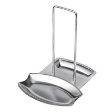 Support de rangement en acier inoxydable pour couvercles de casseroles et repose-cuillères