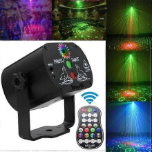 60 luci da palco a LED RGB proiettore laser per feste di Natale KTV DJ luci da discoteca UE Jes23188