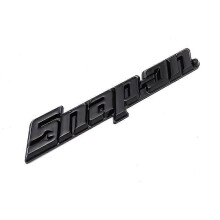 (Glanzend zwart) 3D-ontwerp OEM 120 mm klik-op gereedschap kunststof chroom embleem badge logo