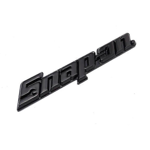 (Gloss Black)3D Design OEM 120mm Snap On Tools Plastic Chrome Emblem Badge Logo