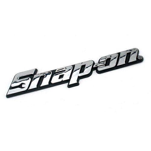 (Chrome)3D Design OEM 120mm Snap On Tools Plastic Chrome Emblem Badge Logo