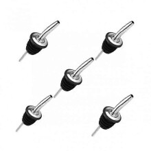 Pitorros vertedores - ANAWAKIA - Juego de 5 - Acero inoxidable - Tapón de goma - 11 cm