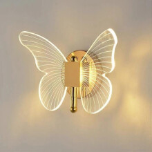 Schmetterling LED Wandleuchte Innenbeleuchtung Schlafzimmer Nachttisch Wohnzimmer Dekoration Treppe