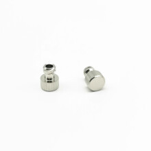 Metalen spuitplug Vernikkeld messing lijmdispenser Guel spuitplug Vrouwelijke Luer-dop