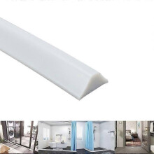Joint de douche 2 m, bande d'étanchéité flexible en silicone, seuil de douche, barrage anti-inondation,